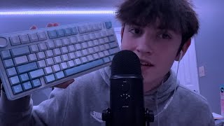 ASMR trigger assortment (Jellyfish🪼, mic blowing, keyboard sounds, etc.)