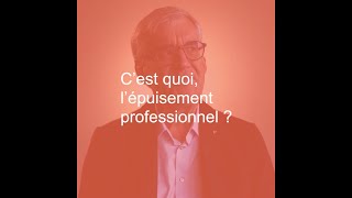 L'épuisement professionnel - Serge Marquis