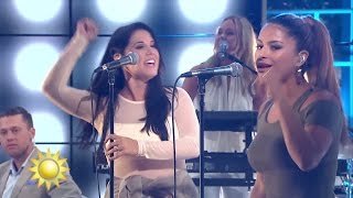 Linda Pira feat. Molly Sandén – Ey Gäri - Nyhetsmorgon (TV4)