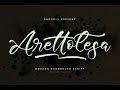 Modern Handbrush script - Arettolesa Font - Letterena Studios | Hinfonts