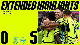 SAKA BAGS BRACE IN ROUT 🔥 | EXTENDED HIGHLIGHTS | Burnley vs Arsenal (0-5) | Premier League
