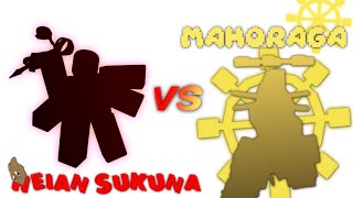 HEIAN SUKUNA Vs MAHORAGA In Jujutsu Shenanigans (and gojo too.)