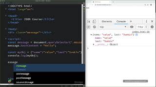 JavaScript Object Notation: Lesson 02