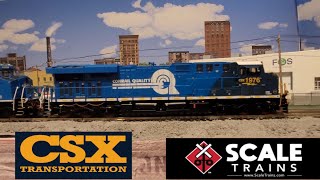 Scale Trains CSX Conrail Heritage Locomotive HO Scale