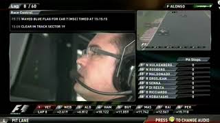 2012 #F1 Indian GP Pit Lane Channel Team Radio Compilation