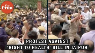 Rajasthan: Police lathi-charge private hospital doctors protesting against 'Right to Health Bill'