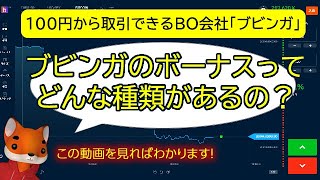 【bubinga】ブビンガのボーナス5種類＋αを徹底解説【バイナリーオプション】