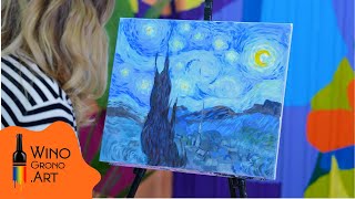 Jak namalować obraz farbami akrylowymi | incent Van Gogh, Kopia- \