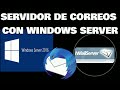 SERVIDOR DE CORREOS CON WINDOWS SERVER(entre maquina virtual o física) CON HMAILSERVER Y THUNDERBIRD