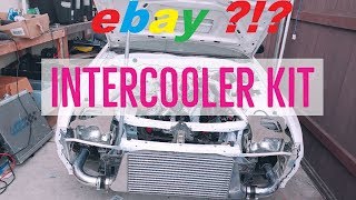 Ebay Intercooler kit install // RX7 1988 FC3s Turbo2