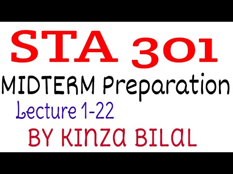 STA301 Midterm Preparation With Past Papers | Kinza Bilal - YouTube