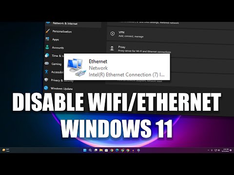 How to Disable WiFi or Ethernet Network Adapter in Windows 11