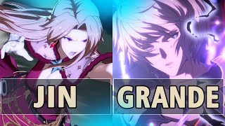 GBVSR:🔥Jin (Katalina Lady Serenity) Vs Grande (Lucilius)🔥| High Level Gameplay.