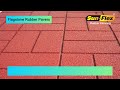 flagstone rubber pavers