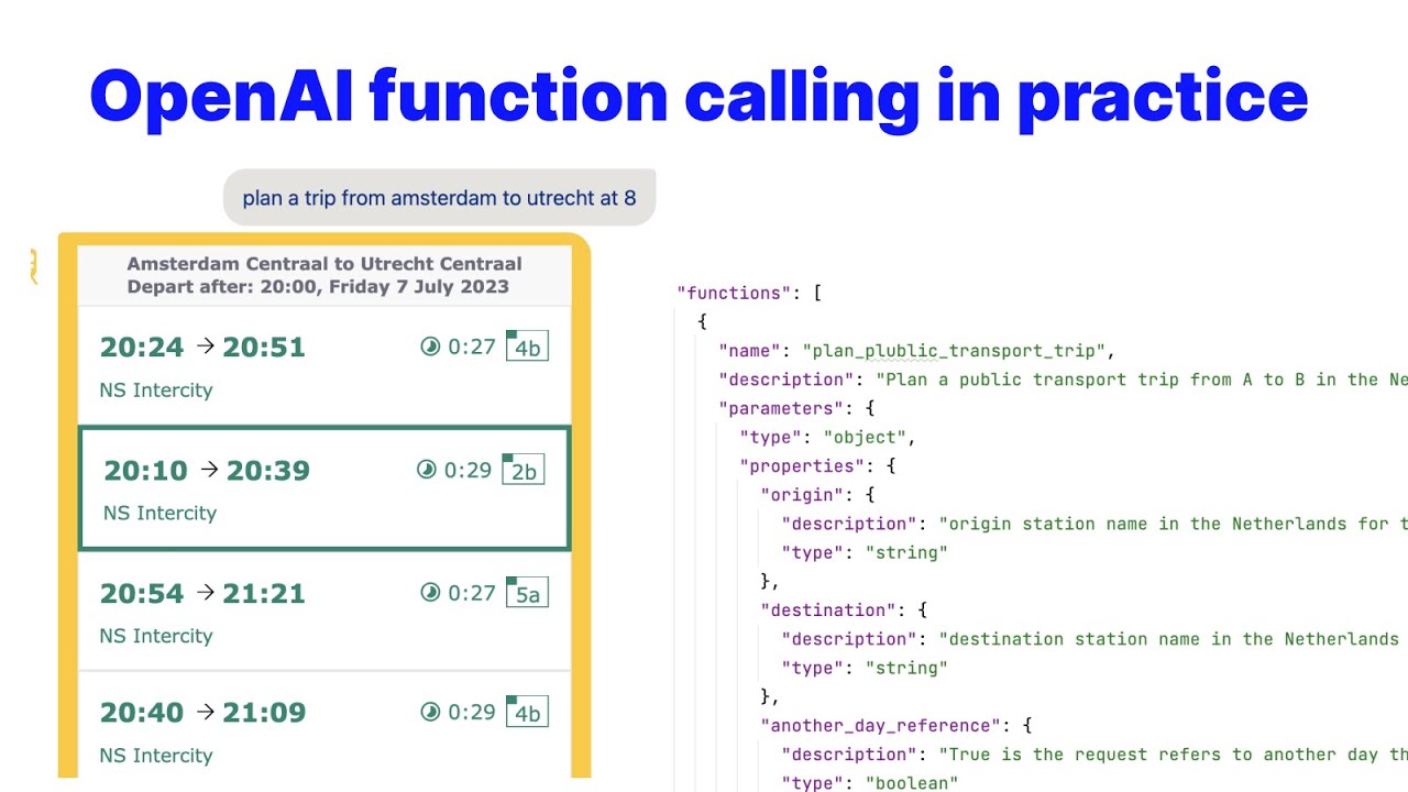 Openai Function Calling In Practice Youtube