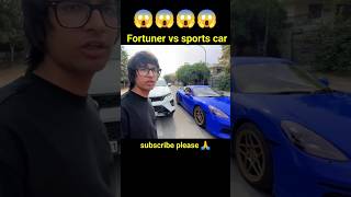 Sourav Joshi vlogs Fortuner  vs Sports car  || Sourav Joshi today Vlog #youtubeshorts #viral