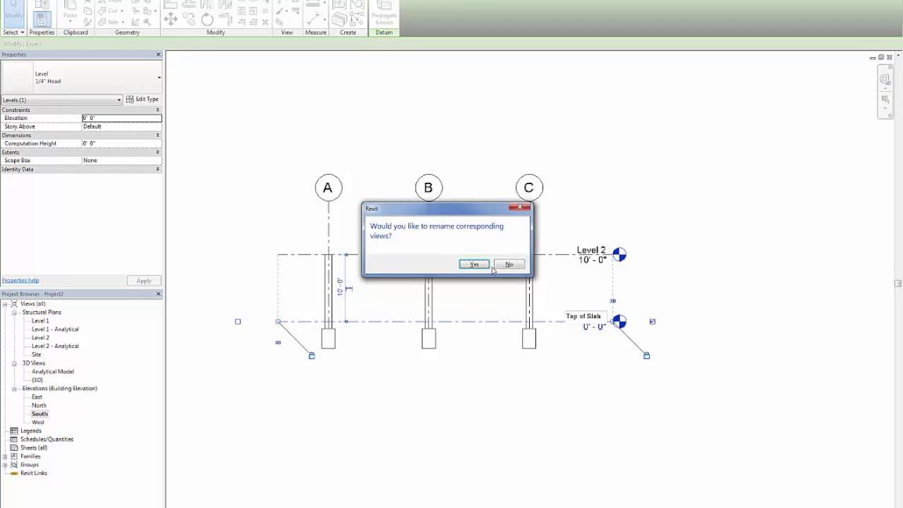 Revit Structural Tutorial Part 2 Youtube