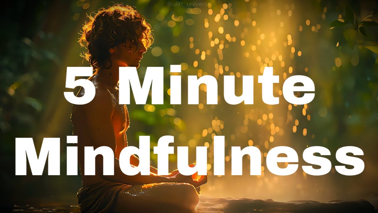 5 Minute Guided Meditation For Beginners Mindful Practice Youtube