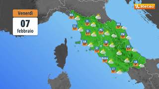 Meteo, previsioni meteo Venerdì 07 febbraio 2025