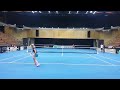 viktorija golubic hits a great shot