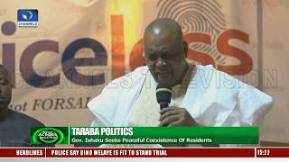 Taraba Politics: Gov. Ishaku Seeks Peaceful Coexistence Of Residents