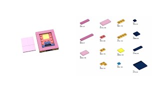 Lego Klotski puzzle stop-motion buiding instruction