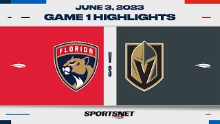 Stanley Cup Final Game 1 Highlights | Panthers vs. Golden Knights - June 3, 2023