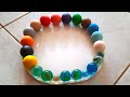 Marble Run ASMR | Colourful Ring of Wooden Marbles