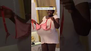 Busty vivian African lady trying on a new br@ #africanbeauty #trending #shorts #viralvideo