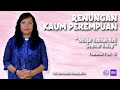 Renungan Kaum Perempuan | 6 Mei 2022 | GKP 'Ebenhaezer' Cawang