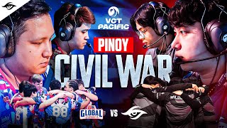 Pinoy Pride Showdown! 🇵🇭 | Team Secret vs Global Esports | VCT Pacific Kickoff MIC CHECK