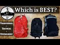 Traditional vs. Tactical vs. Ultralight Backpacks