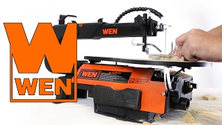 WEN 16-Inch Two-Direction Variable Speed Scroll Saw (Product Demonstration)