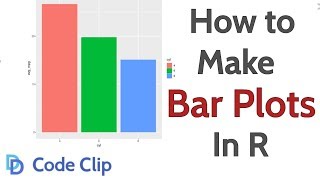 How To Make a Bar Plot in R