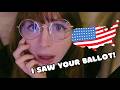 i saw WHO you VOTED for! (asmr)