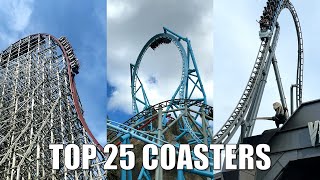 Top 25 Roller Coasters in the World (2025)