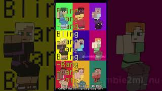 【手描きマイクラ】クラフターズでBling-Bang-Bang-Born（「マッシュル-MASHLE-」2期OP）【 Minecraft 】 #shorts