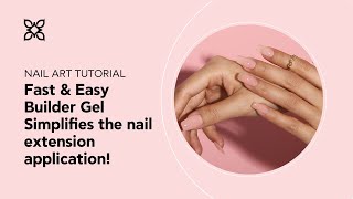 BLUESKY Fast \u0026 Easy Builder Gel - Tutorial