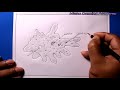 How To Draw amoeba very easy with pencil/diagram of amoeba