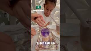 FAMOUS COLOR CHANGING DRINK 🍹 | Virgin Artemis 🇬🇷 MORPHEUS Lounge | Tea Set | Macau Hotel 🇲🇴