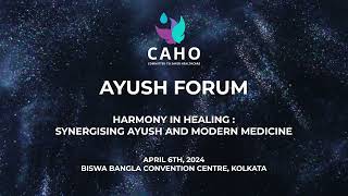 CAHOCON 2024_Launch of Ayush Forum