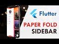 Flutter Foldable Navigation Sidebar | Flutter UI Design Tutorial