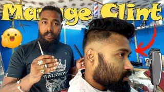 আমি যেভাবে কাস্টমার হ্যান্ডেল করি😍Barber How To Manage Clint💈#barberlifevlog #salonvlog