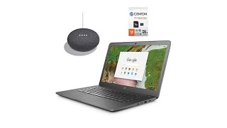 HP 14" Intel Chromebook plus Google Home Mini and Tech S...