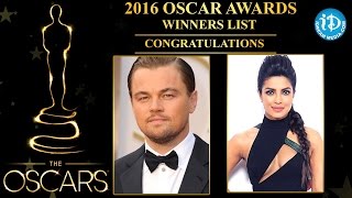 Oscar winners 2016: The Full List Of Award Winners