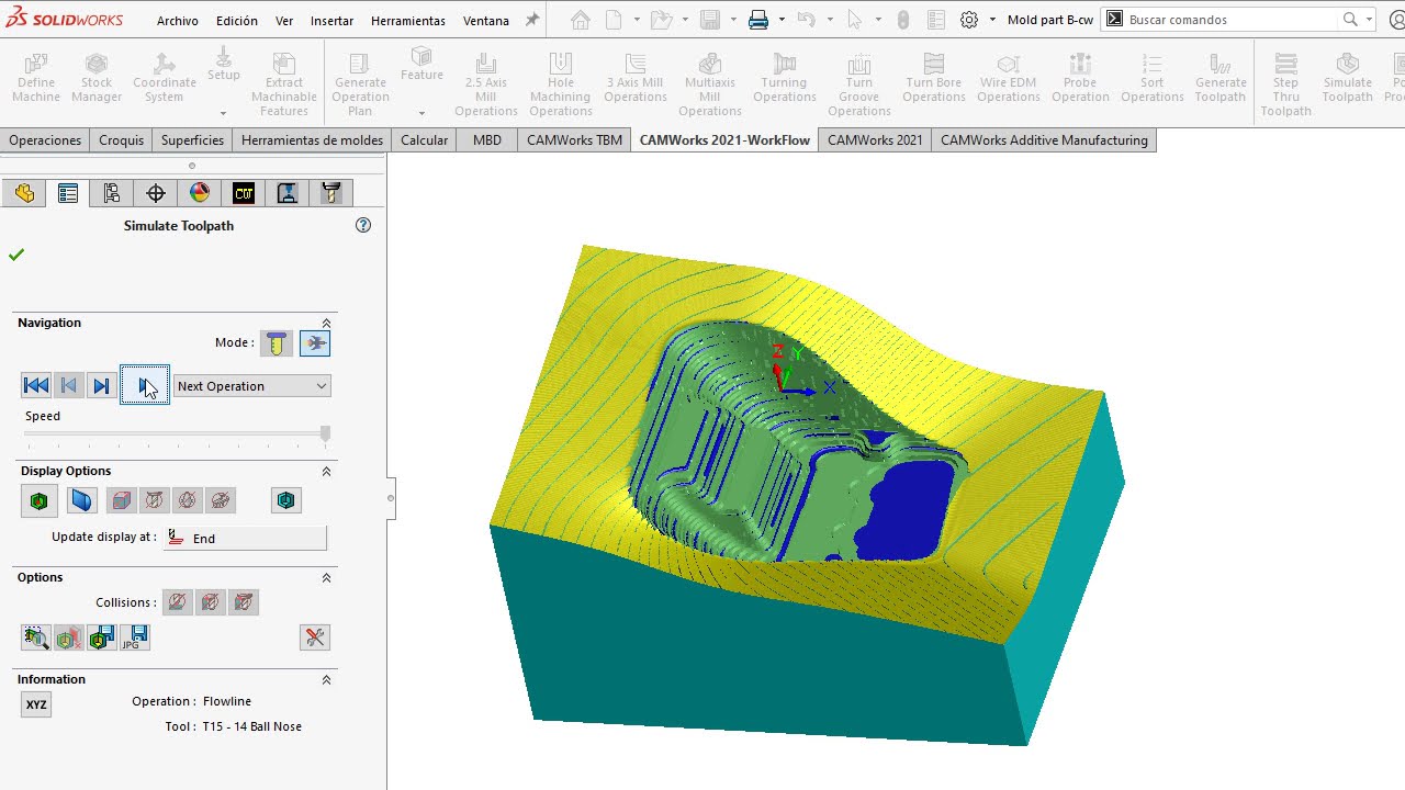 Camworks 2021 3d Milling - YouTube