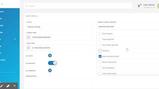 Creating Events for your School Calendar