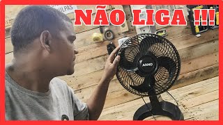 ventilador Arno não funciona, veja alguns problema que tá  ventiladores serve para todos marcas !!!