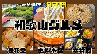 和歌山の絶品グルメ旅！九度山幸村庵＆和歌山市更科本店でそば三昧！