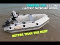 Parsun Electric Outboard Motor Joy 1.2 / 3HP  Silent 18kg Removable 1440Wh Lithium Battery 36V 1.2Kw